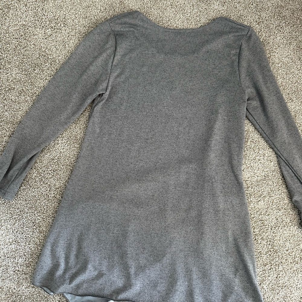 Yak & Yeti Grey oversized tunic - Picture 7 of 8